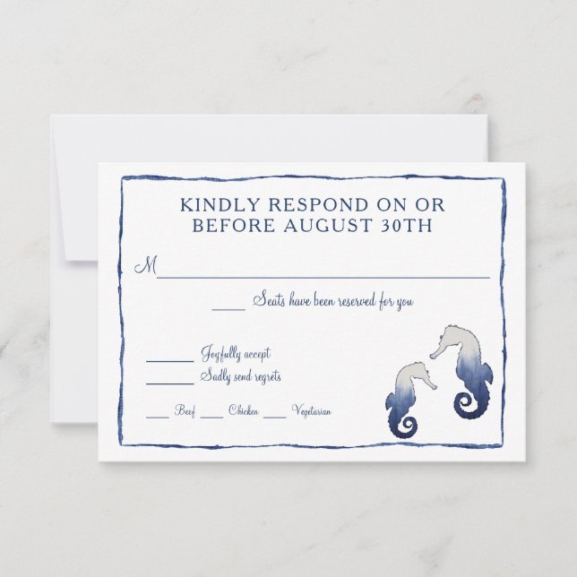 RSVP Shibori Kumo Acuarela Caballo de Mar Playa Ma (Anverso)