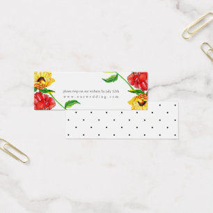 RSVP, sitio web de Gerbera Floral Boda