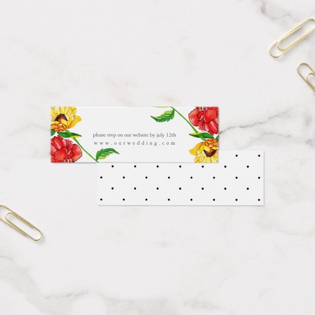 RSVP, sitio web de Gerbera Floral Boda (Oficina)