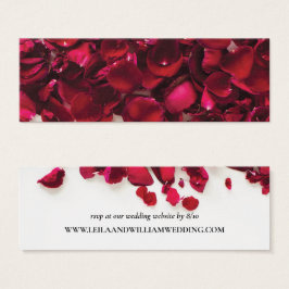 RSVP, sitio web de Red Roses Boda