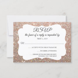 RSVP Su Purpurina De Día Fab Rosa Gold