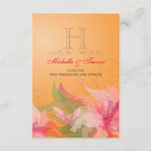RSVP - Tarjetas de respuesta de jardín floral de T