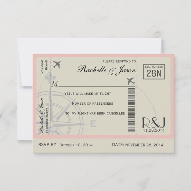 RSVP Ticket Airlines (Anverso)