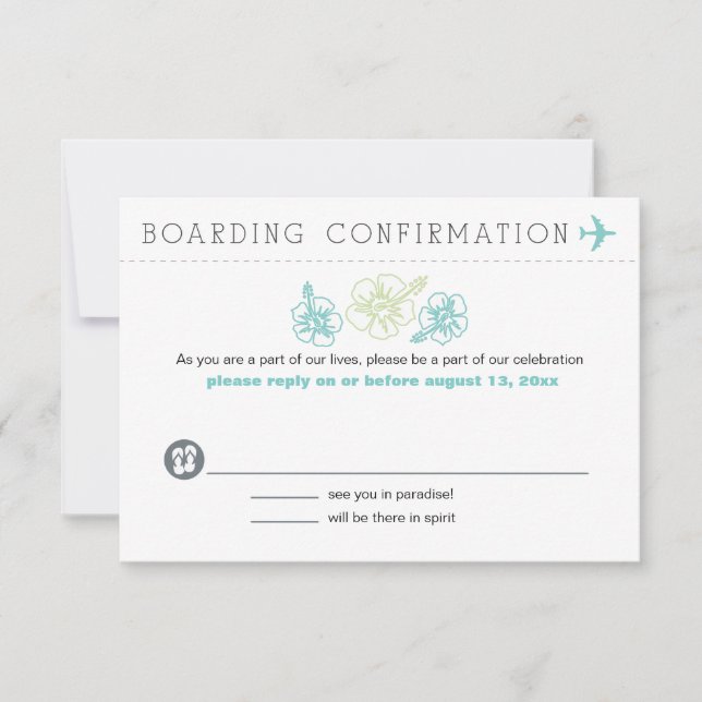 RSVP to Nassau Boarding Pass (Anverso)