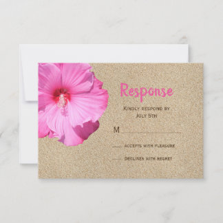 RSVP tropical (arena y rosa)