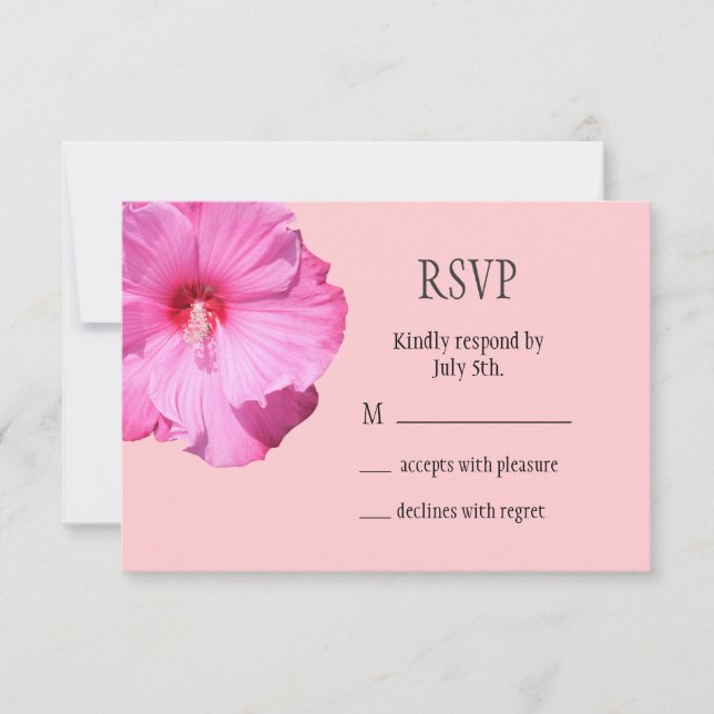 RSVP tropical (rosa) (Anverso)