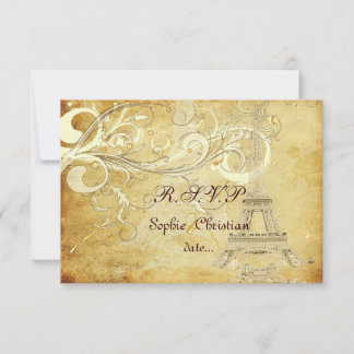 RSVP VINTAGE EIFFEL TOWER/VANILLA SWIRS