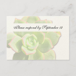 Rsvp Vintage translucido verde exitoso