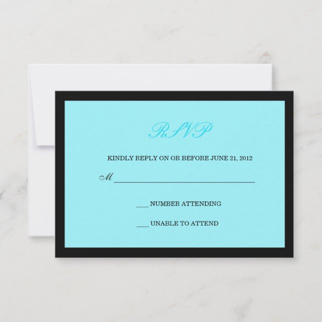 RSVP y Black Wedding (Anverso)