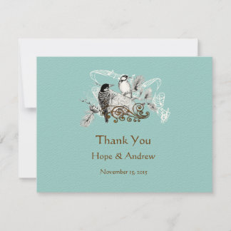 RSVP y Tarjetas de Lugar Aves de Amor Vintage