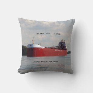 Rt. almohada cuadrada del Hon Paul J. Martin