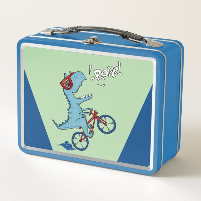 Ruar T-Rex en bicicleta (Anverso)