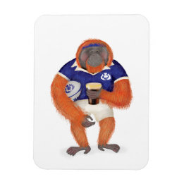 Ruaridh el imán orangután de rugby