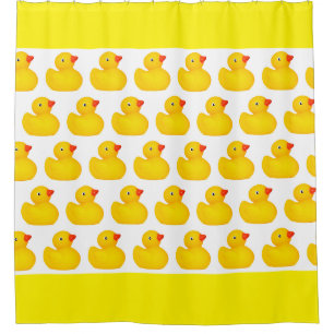 Rubber Duck Ducky Ducks Lujoso Cortina de Ducha