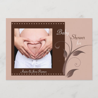 Rubefacción - Invitación a Baby Shower fotográfica