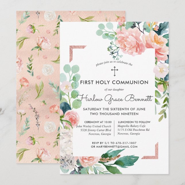 Rubefacción Verano Floral Primera Invitación a la  (Anverso / Reverso)