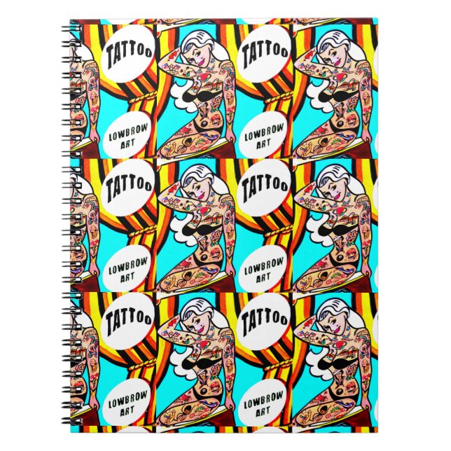 rubias con cuaderno de tatuajes (Frente)