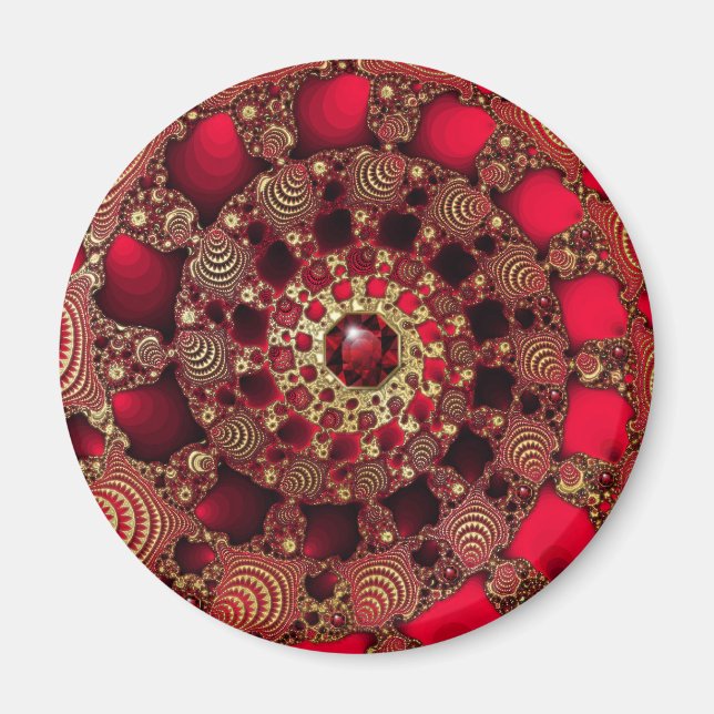 Rubies y imán de oro (Frente)