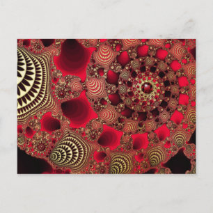 Rubies y postal de oro