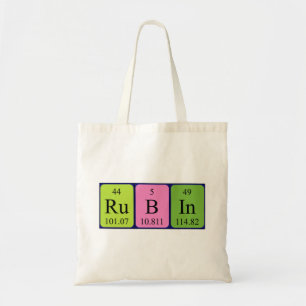 Rubin nombre de tabla periódica de la bolsa