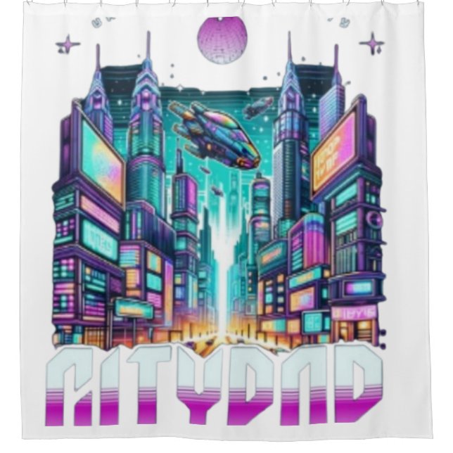 Rubo de cortina de ducha: dub-dub, hora de actuali (Anverso)