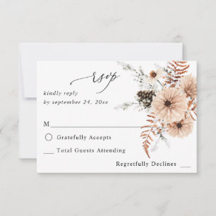 Rubor Beige & Pine Rustic no Meal RSVP