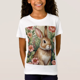 Rubor Blooms y Bunny Dreams Camiseta para niños
