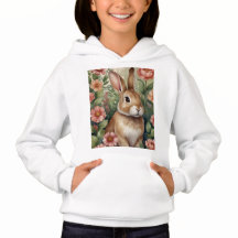 Rubor Blooms y Bunny Dreams Hoodie