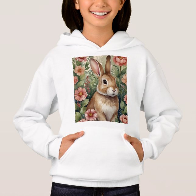 Rubor Blooms y Bunny Dreams Hoodie (Anverso)