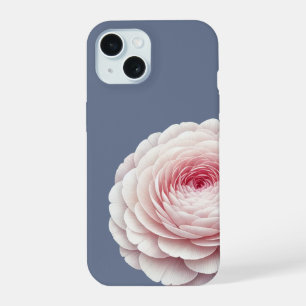 Rubor Floral Azul Pizarra Romántico