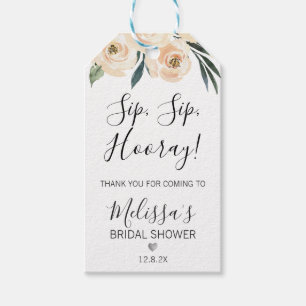 Rubor Floral Bridal Shower Sip Sip Hooray Etiqueta