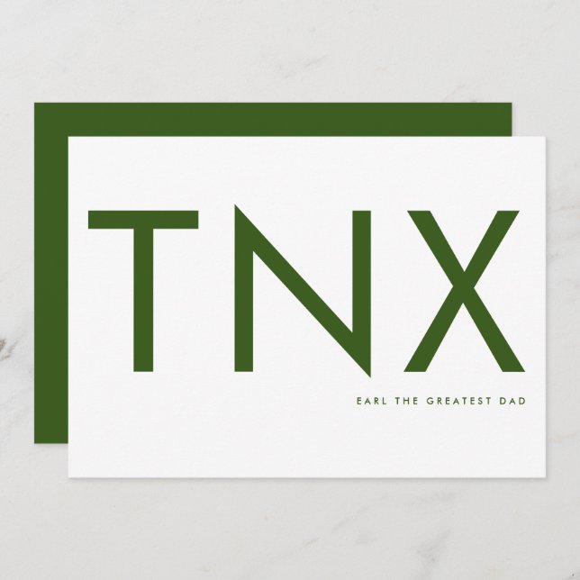 Rubor Green Ultra Moderno Negrita Gran Gracias Pap (Anverso / Reverso)