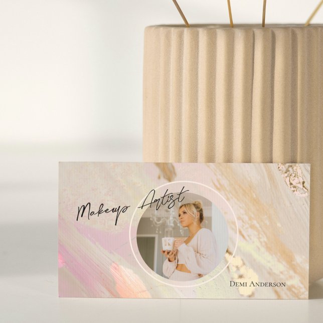 Rubor Neutral moderno | Tarjeta de presentación de (Subido por el creador)