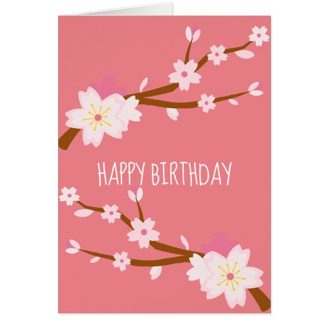 Rubor rosa Sakura CHerry Blossom japonés (Frente)