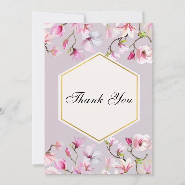 Rubor y Bashfull Nota de agradecimiento (Anverso)