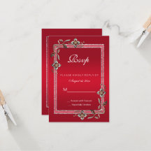 Ruby Red Gems y Purpurina Ruby 40TH Boda