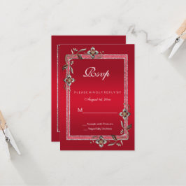 Ruby Red Gems y Purpurina Ruby 40TH Boda