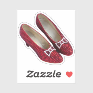 Ruby Red Slippers Zapatos Pegatina Vinyl Malvado!