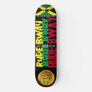 RUDE BWAY 8 Cubierta para skateboard de 1/4"