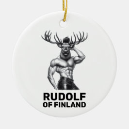 Rudolf de Finlandia - Ornamento de Navidad Gay / L