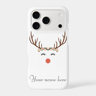 Rudolph con Corona de Flores