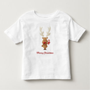 Rudolph con la camiseta del día de fiesta del