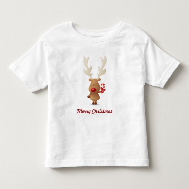 Rudolph con la camiseta del día de fiesta del (Anverso)