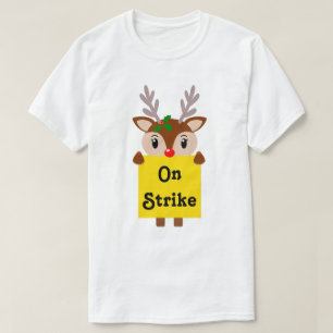Rudolph En Camiseta De Navidades De Huelga
