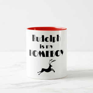 Rudolph es mi taza del Homeboy