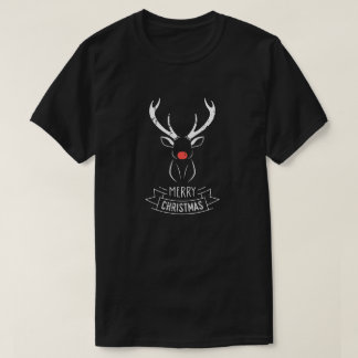 Rudolph la camiseta con la nariz roja del navidad