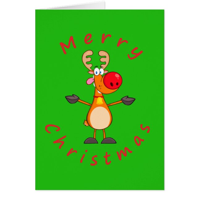 Rudolph los Navidades de renos de la nariz roja (Frente)