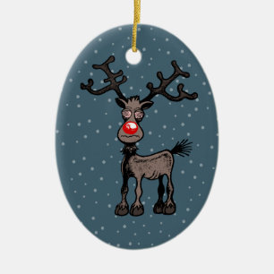 Rudolph, los ornamentos navideños de los renos