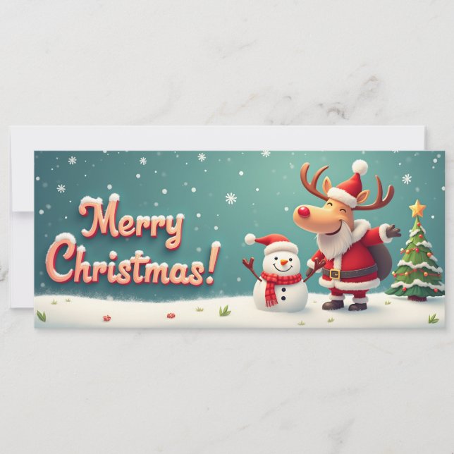 Rudolphe le renne déguisé (Anverso)