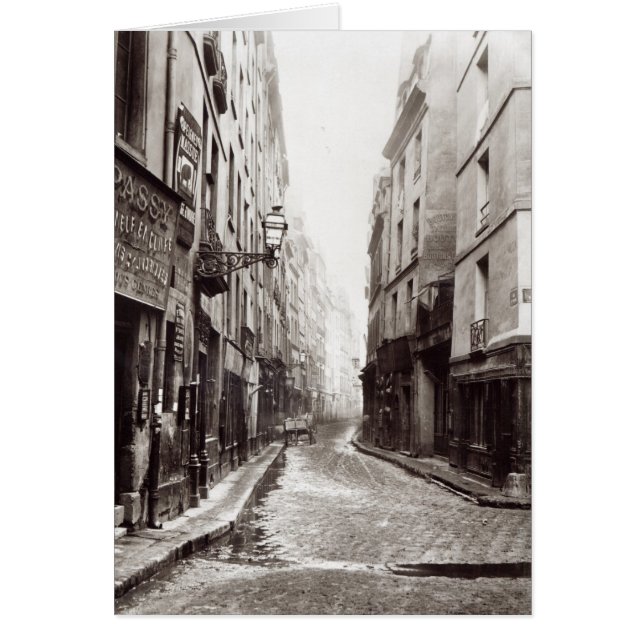 Rue Aumaire, de la calle Volta, París, 1858-78 (Frente)